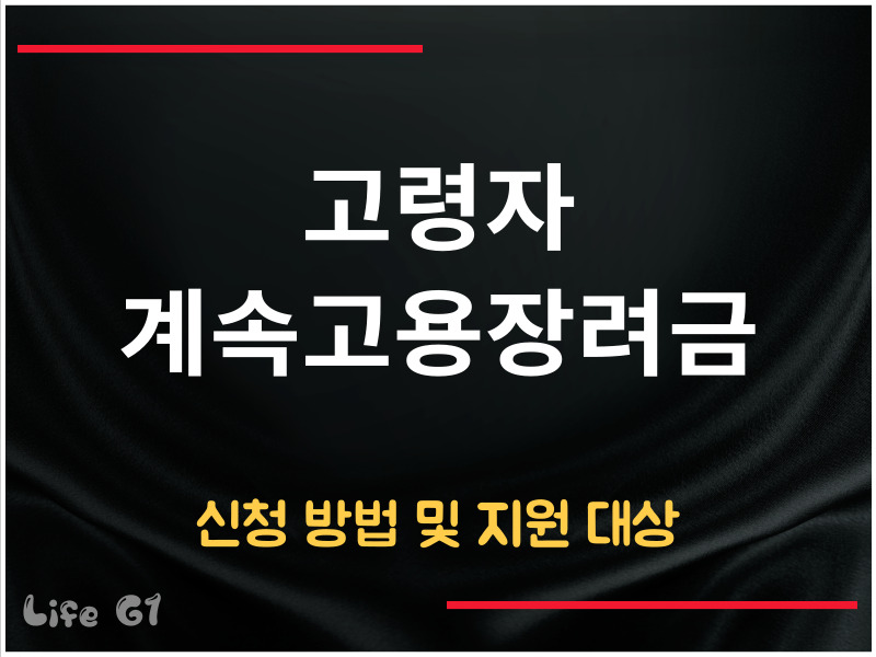 고령자 계속고용장려금