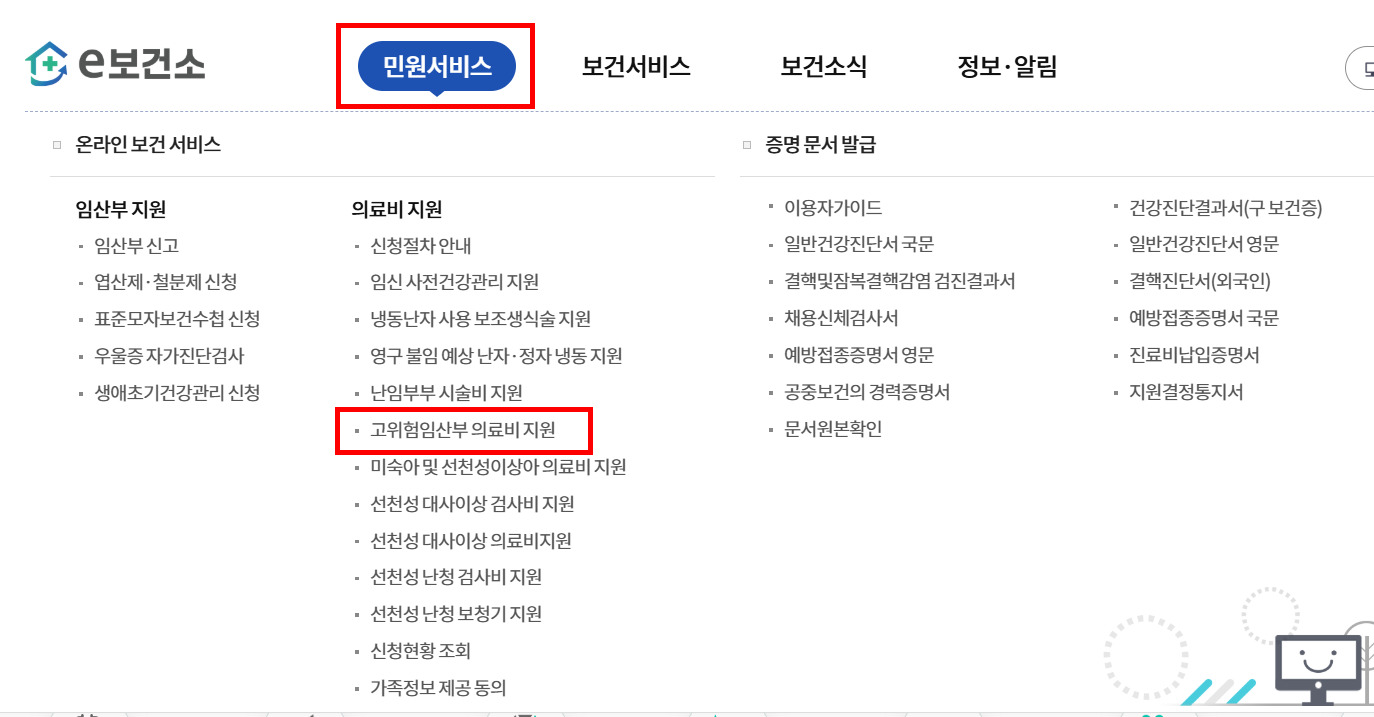 고위험산모의료비지원 기준과 신청 절차 완벽 가이드 1 고위험산모의료비지원