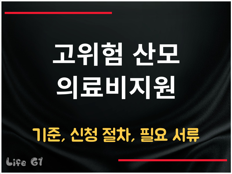 고위험산모의료비지원